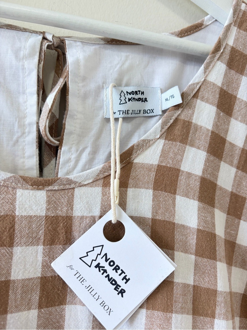 North Kinder Gingham Jilly Dress Size XL - Picture 7 of 12